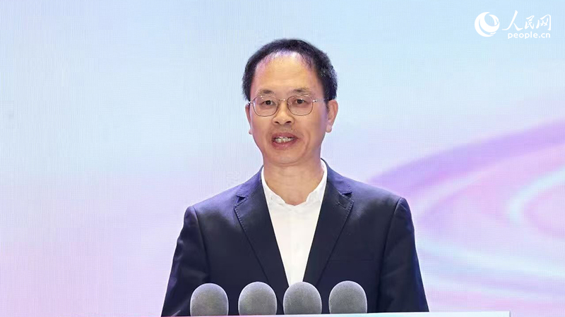 中共中央党史和文献研究院副院长王全春致辞。人民网记者 符皓摄